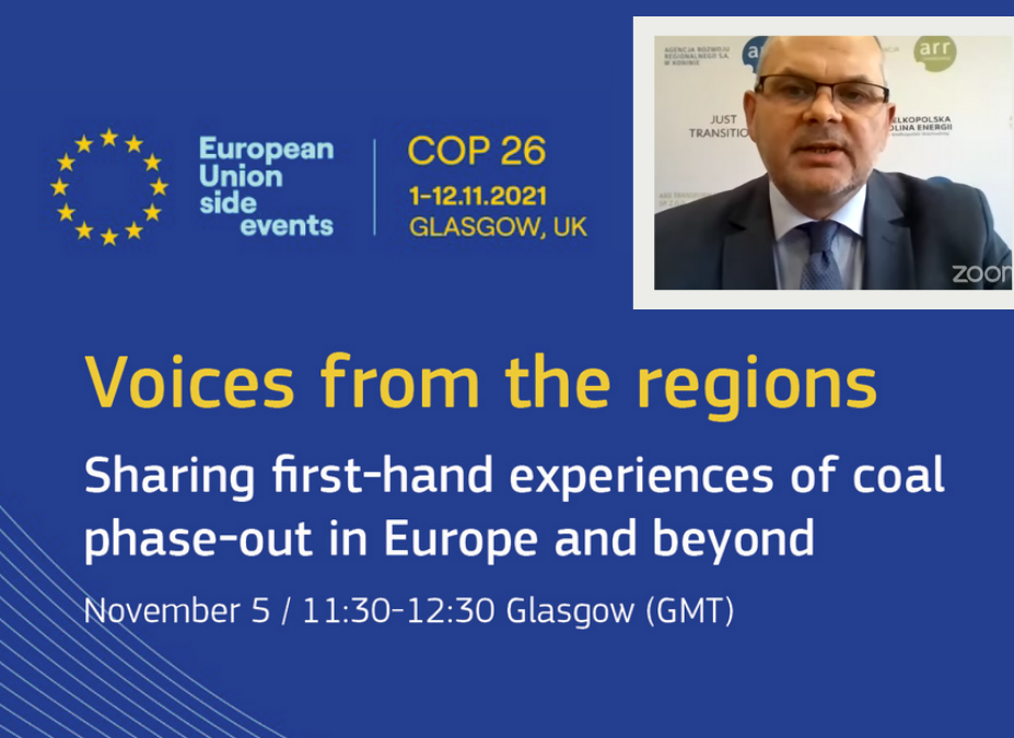 Głosy z regionów: dzielenie się doświadczeniami z pierwszej ręki na temat wycofywania węgla w Europie i poza nią | COP 26