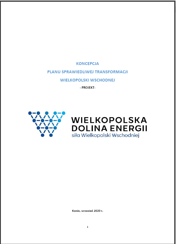 Koncepcja Sprawiedliwej Transformacji Wielkopolski Wschodniej - projekt-image