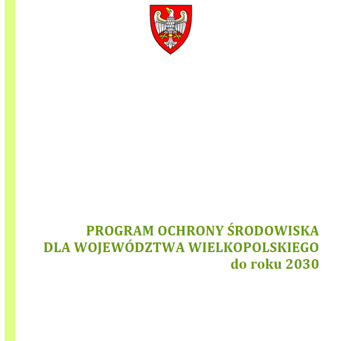 Program ochrony środowiska dla województwa wielkopolskiego do roku 2030