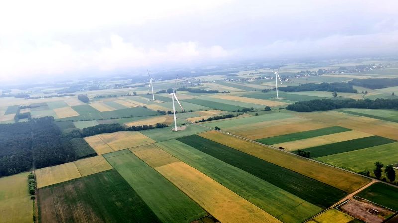 Elektrownie wiatrowe przekazane do użytkowania w gminie Rychwał